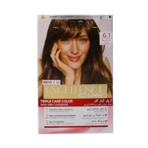 LOREAL EXCELLENCE HAIR COLOUR 6.1 DARK ASH BLOND