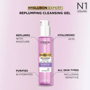 LOREAL PARIS HYALURON EXPERT REPLUMPING CLEANSING GEL 150ML